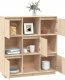 vidaXL Szafka, 110,5x35x117 cm, lite drewno sosnowe 6