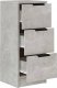 vidaXL Szafki, 2 szt., szarość betonu, 30x30x70 cm 7