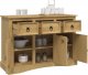 vidaXL Szafka Corona, 115x43x79,5 cm, lite drewno sosny meksykańskiej 4