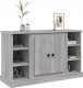 vidaXL Szafka, szary dąb sonoma, 100x35,5x60cm materiał drewnopochodny 4