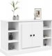 vidaXL Szafka, biała, 100x35,5x60 cm, materiał drewnopochodny 4