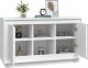 vidaXL Szafka, biała, 102x35x60 cm 4