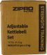 Kettlebell Zipro ZIPRO Kettlebell SQUARE z regulowanym obciążeniem 19 kg 8