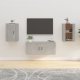 vidaXL Wiszące szafki TV, 2 szt., szarość betonu, 40x34,5x60 cm 1