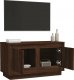 vidaXL Szafka pod telewizor, brązowy dąb, 80x35x45 cm 5