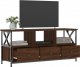 vidaXL Szafka pod telewizor, brązowy dąb, 102x33x45 cm 4