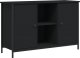 vidaXL Szafka pod TV, czarna, 100x35x65 cm 2