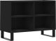 vidaXL Szafka pod TV, czarna, 69,5x30x50 cm 2