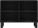 vidaXL Szafka pod TV, czarna, 69,5x30x50 cm 4