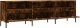 vidaXL Szafka pod TV, przydymiony dąb, 150x30x44,5 cm 6