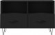 vidaXL Szafka pod TV, czarna, 80x36x50 cm, materiał drewnopochodny 5