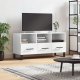 vidaXL Szafka pod TV, biała, wysoki połysk, 102x36x50 cm 1