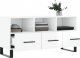 vidaXL Szafka pod TV, biała, wysoki połysk, 102x36x50 cm 3