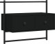 vidaXL Szafka pod telewizor, ścienna, czarna, 60,5x30x51 cm 1