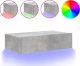 vidaXL Szafka telewizyjna z LED, szarość betonu, 60x35x15,5 cm 1
