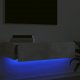 vidaXL Szafka telewizyjna z LED, szarość betonu, 60x35x15,5 cm 3