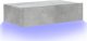 vidaXL Szafka telewizyjna z LED, szarość betonu, 60x35x15,5 cm 5