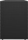 Szafa ogrodowa vidaXL Szafka ogrodowa, czarna, 100x55,5x80 cm, rattan PE 5