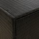 Szafa ogrodowa vidaXL Szafka ogrodowa, czarna, 100x55,5x80 cm, rattan PE 7