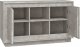 vidaXL Szafka, szarość betonu, 102x35x60 cm, materiał drewnopochodny 6