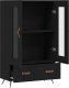 vidaXL Wysoka szafka, czarna, 69,5x31x115 cm 5