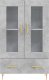 vidaXL Wysoka szafka, szarość betonu, 69,5x31x115 cm 6