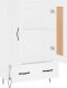vidaXL Wysoka szafka, biała, 69,5x31x115 cm 6
