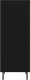vidaXL Szafka, czarna, 34,5x32,5x90 cm, materiał drewnopochodny 5