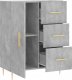 vidaXL Szafka, szarość betonu, 69,5x34x90 cm, materiał drewnopochodny 5