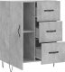 vidaXL Szafka, szarość betonu, 69,5x34x90 cm, materiał drewnopochodny 5