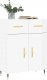 vidaXL Szafka, biała, połysk, 69,5x34x90 cm, materiał drewnopochodny 3