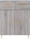 vidaXL Szafka, szary dąb sonoma, 69,5x34x90cm 6