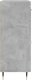vidaXL Szafka, szarość betonu, 69,5x34x90 cm, materiał drewnopochodny 7
