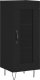 vidaXL Szafka, czarna, 34,5x34x90 cm, materiał drewnopochodny 2