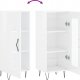 vidaXL Szafka, biała, połysk, 34,5x34x90 cm 9