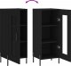 vidaXL Szafka, czarna, 34,5x34x90 cm, materiał drewnopochodny 9