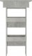 vidaXL Stolik barowy, szary, 102x45x103,5 cm, materiał drewnopochodny 3