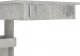 vidaXL Stolik barowy, szary, 102x45x103,5 cm, materiał drewnopochodny 7