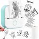 Drukarka etykiet Phomemo T02 Drukarka Termiczna Bluetooth Do Zdjęć Naklejek Notatek Etykiet / Biało - Różowa 8