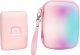 Pokrowiec LoveInstant Etui Futerał Pokrowiec Case do Fuji Fujifilm Instax Mini Evo / LiPlay / Square SQ Link / Link 2 SE / Wielokolorowy Ombre 2