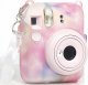 Pokrowiec LoveInstant Futerał Etui Pokrowiec Case do FujiFilm INSTAX Mini 12 + Kieszeń na Zdjęcia / Wielokolorowy Ciemny 4