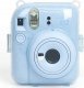 Pokrowiec LoveInstant Futerał Etui Pokrowiec Case do FujiFilm Fuji INSTAX Mini 12 + Naklejki i Kieszeń na Zdjęcia / Escape from Earth / Niebieski Brokat 9
