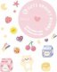 Pokrowiec LoveInstant Futerał Etui Pokrowiec Case do FujiFilm Fuji INSTAX Mini 12 + Naklejki i Kieszeń na Zdjęcia / Jogurtowy Królik / Różowy Brokat 4