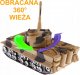tomdorix Tygrys R/C Czołg Zdalnie Sterowany Na Pilota Radio Baterie Ze Świecącymi Reflektorami LED 7