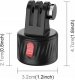 Puluz Szybkozłączka na Magnes na gwint ??? do GoPro HERO 11 10 9 8 7 6 5 4 / SJCAM / Xiaomi / DJI / PU708B 7