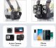 Puluz Szelki na Klatkę Piersiową CHEST MOUNT do SJCAM / XIAOMI / GoPro / Telefonu / Kamer Aparatów na Gwint 1/4'' / PU856 5