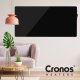 Grzejnik Cronos Panel grzewczy IR CRONOS Synthelith GLASS CRG-480TWP Black 1