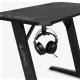 Biurko SENSE7 Nomad Cybernetic Czarne 100 cmx50 cm 100x50 cm 6