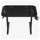 Biurko SENSE7 gamingowe Nomad Cybernetic Czarne 120x60 cm 3