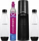 Saturator Sodastream Saturator SodaStream Terra Black + 2 butelki + 3 Butelki Pet Kolorowe 1 litr + Bolero 2